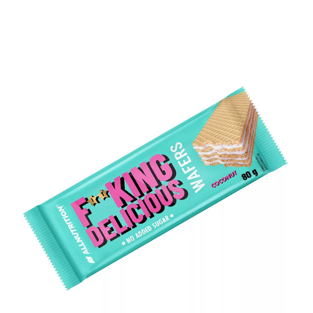 ALLNUTRITION Fitking Delicious Wafers (80 g, Coconut)
