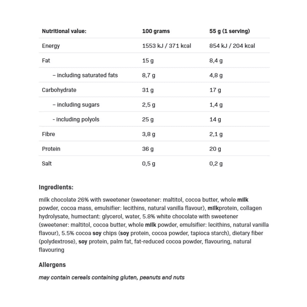 ALLNUTRITION Fitking Protein Bar (55 g, Choco Caramel)