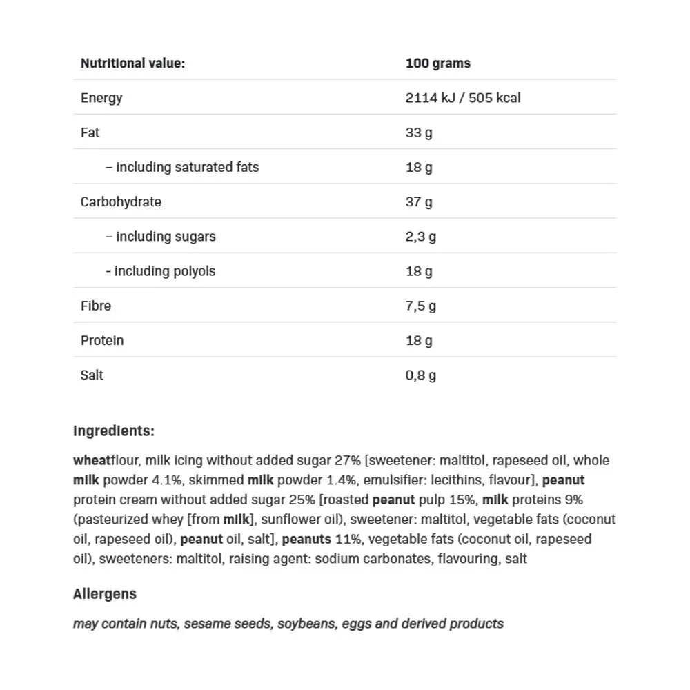 ALLNUTRITION Fitking Protein Cookies (96 g, White Peanut)