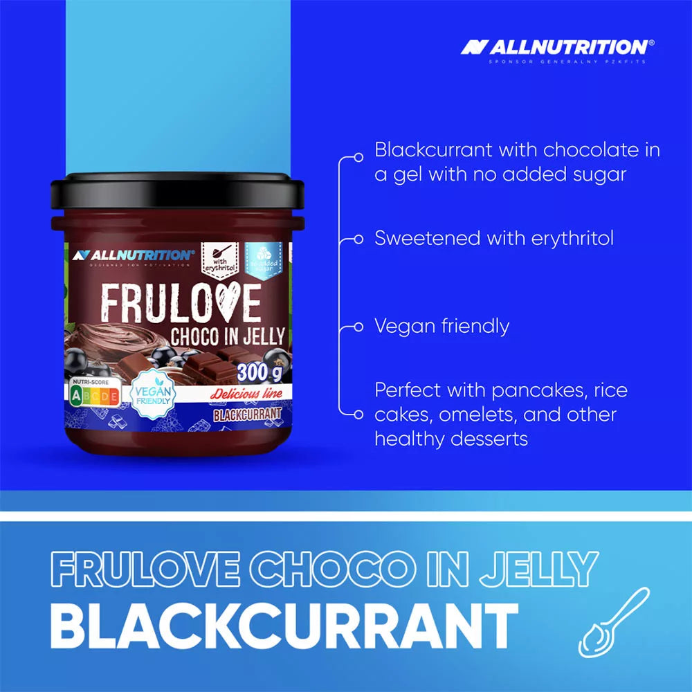 ALLNUTRITION Frulove Choco In Jelly Blackcurrant (300 g)
