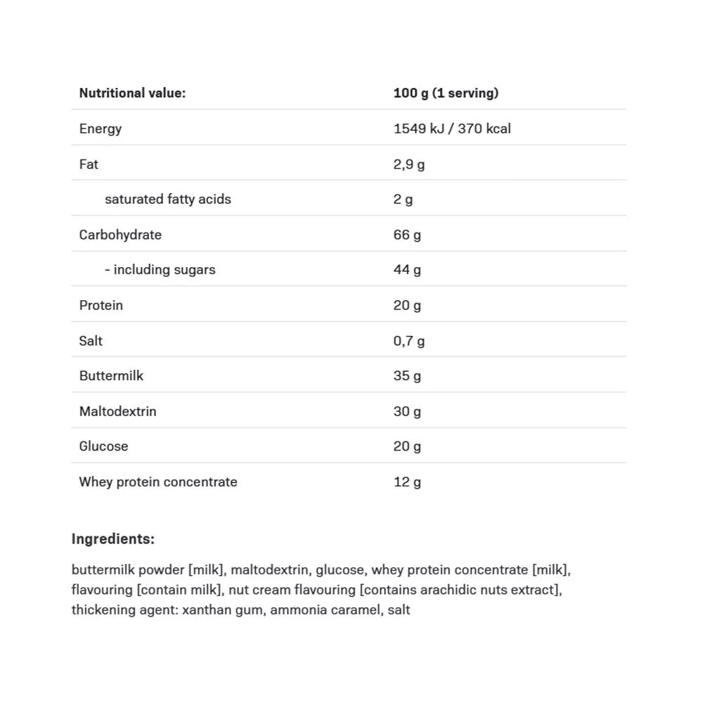 ALLNUTRITION Gainer Delicious (3000 g, Salted Peanut Butter)