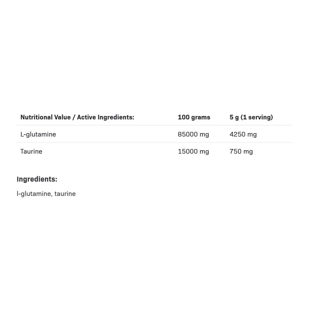 ALLNUTRITION Glutamine Recovery Amino (250 g, Natural)