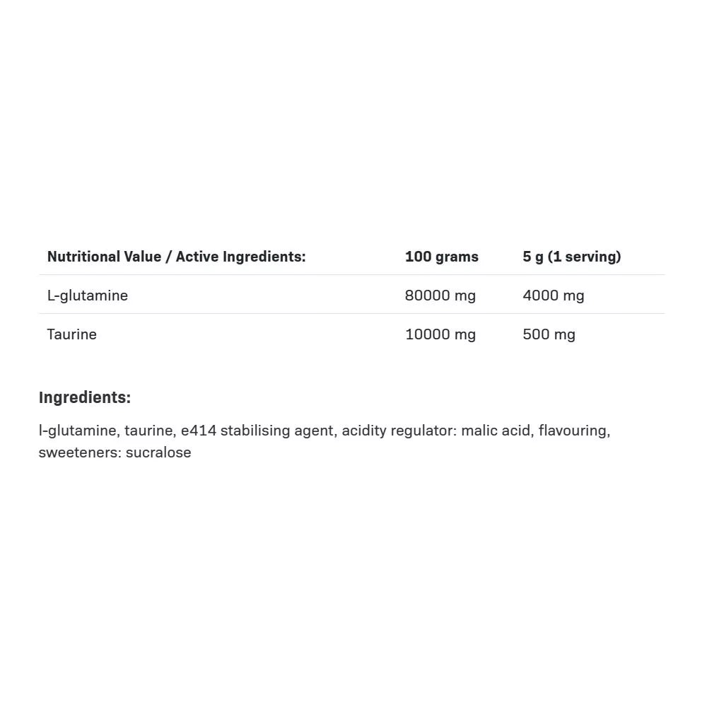ALLNUTRITION Glutamine Recovery Amino (250 g, Orange)