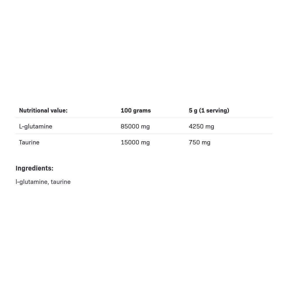 ALLNUTRITION Glutamine Recovery Amino (500 g, Natural)