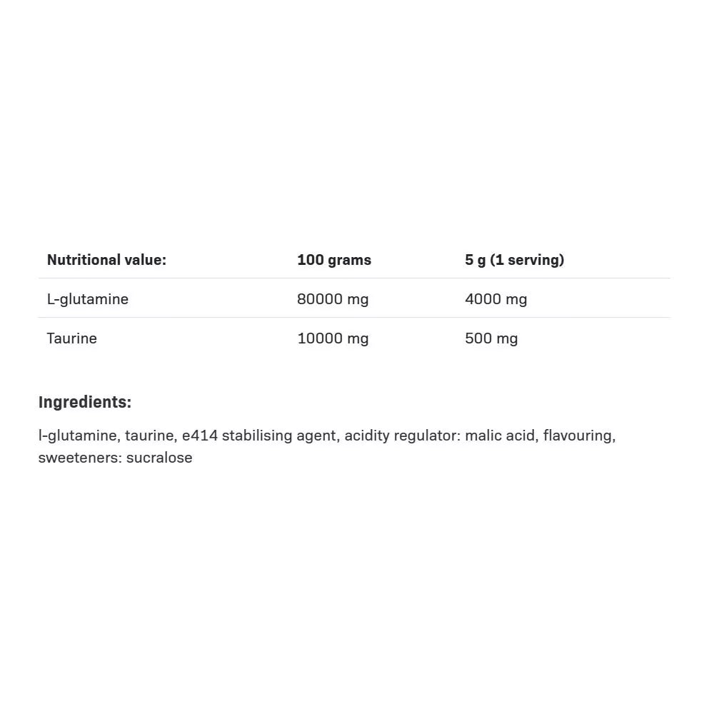 ALLNUTRITION Glutamine Recovery Amino (500 g, Orange)