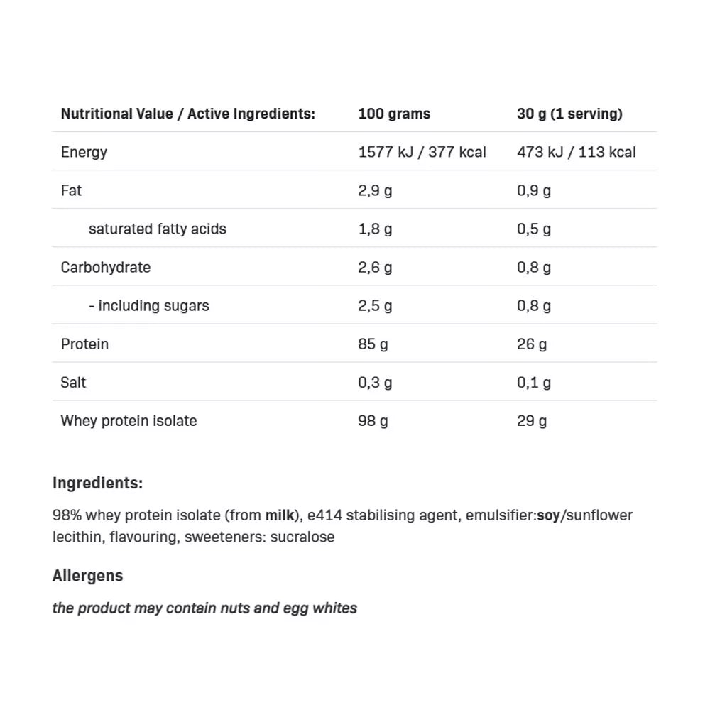 ALLNUTRITION Isolate Protein (2000 g, White Chocolate)