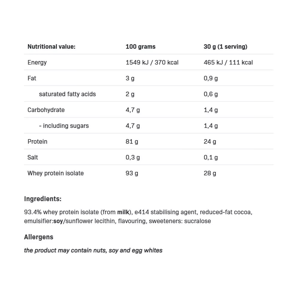 ALLNUTRITION Isolate Protein (908 g, Milk Chocolate)