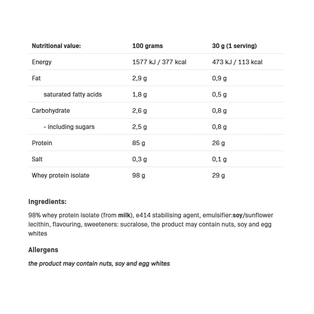 ALLNUTRITION Isolate Protein (908 g, Tiramisu)