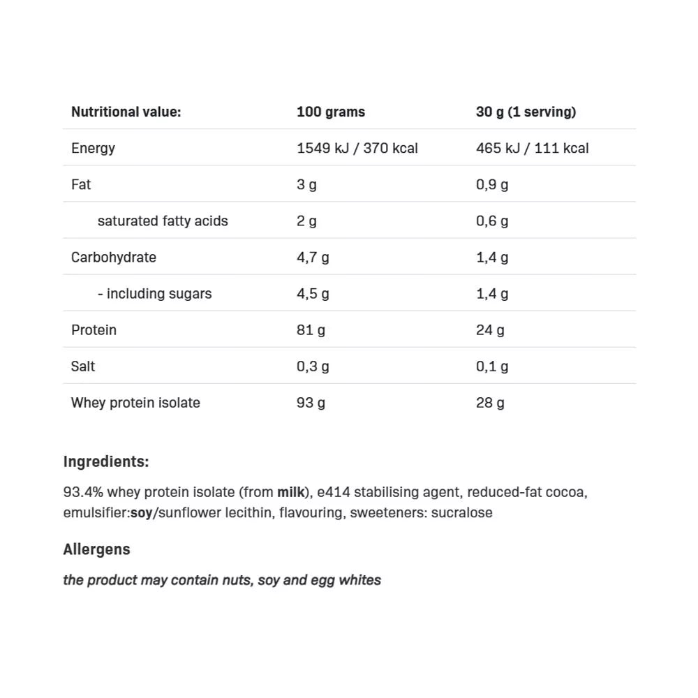 ALLNUTRITION Isolate Protein (908 g, Chocolate)