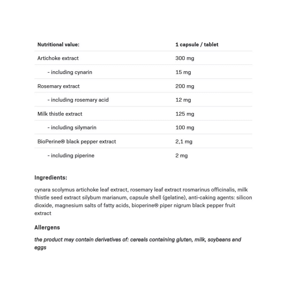 ALLNUTRITION Milk Thistle Forte (100 Capsules)