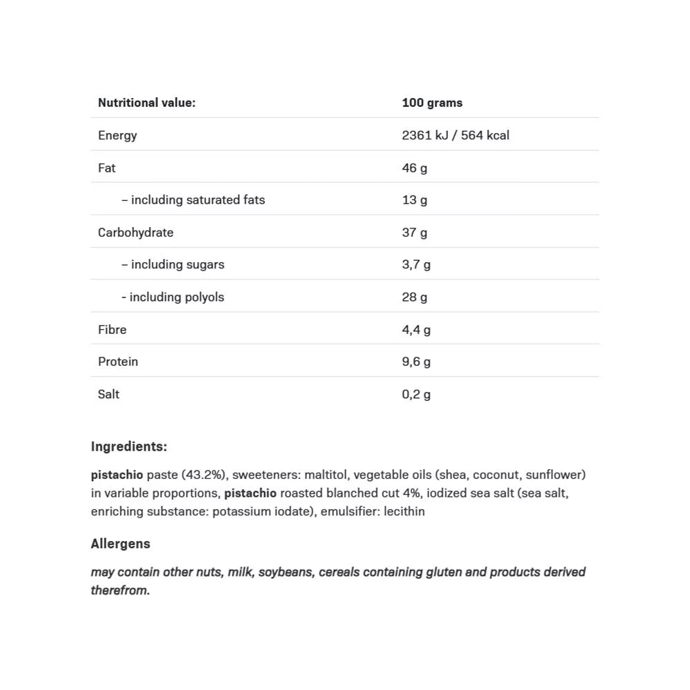 ALLNUTRITION NUTLOVE Pistachio (200 g, Crunchy)