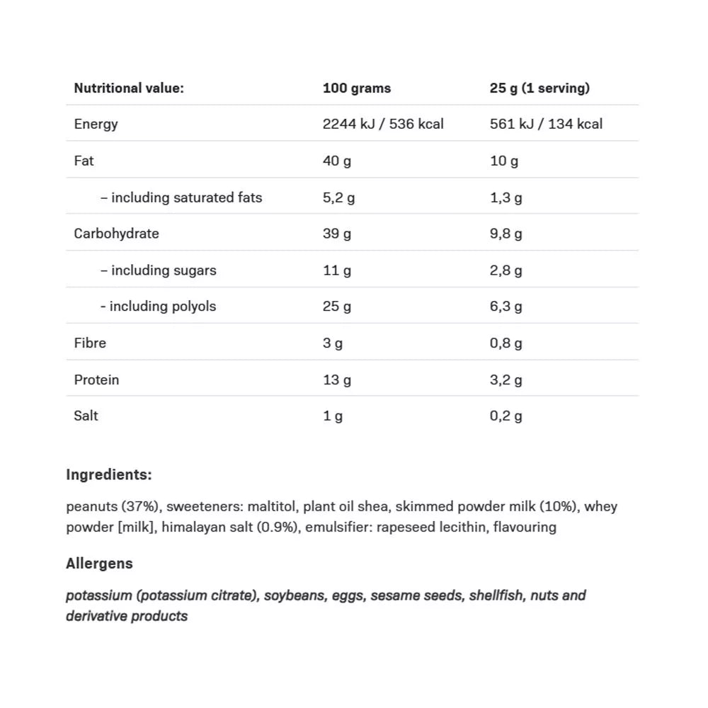 ALLNUTRITION NUTLOVE White Choco Peanut (500 g)