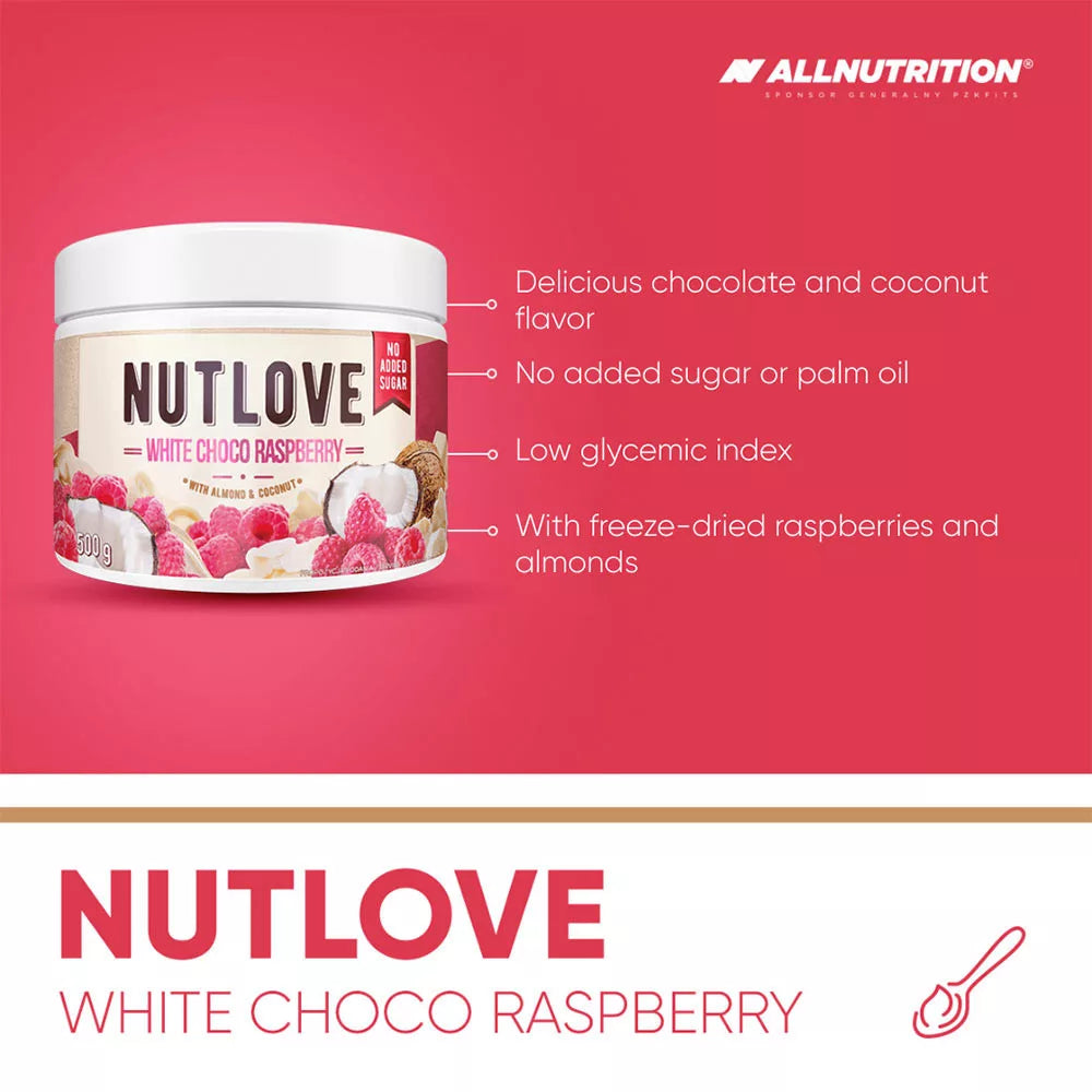 ALLNUTRITION NUTLOVE White Choco Raspberry (500 g)