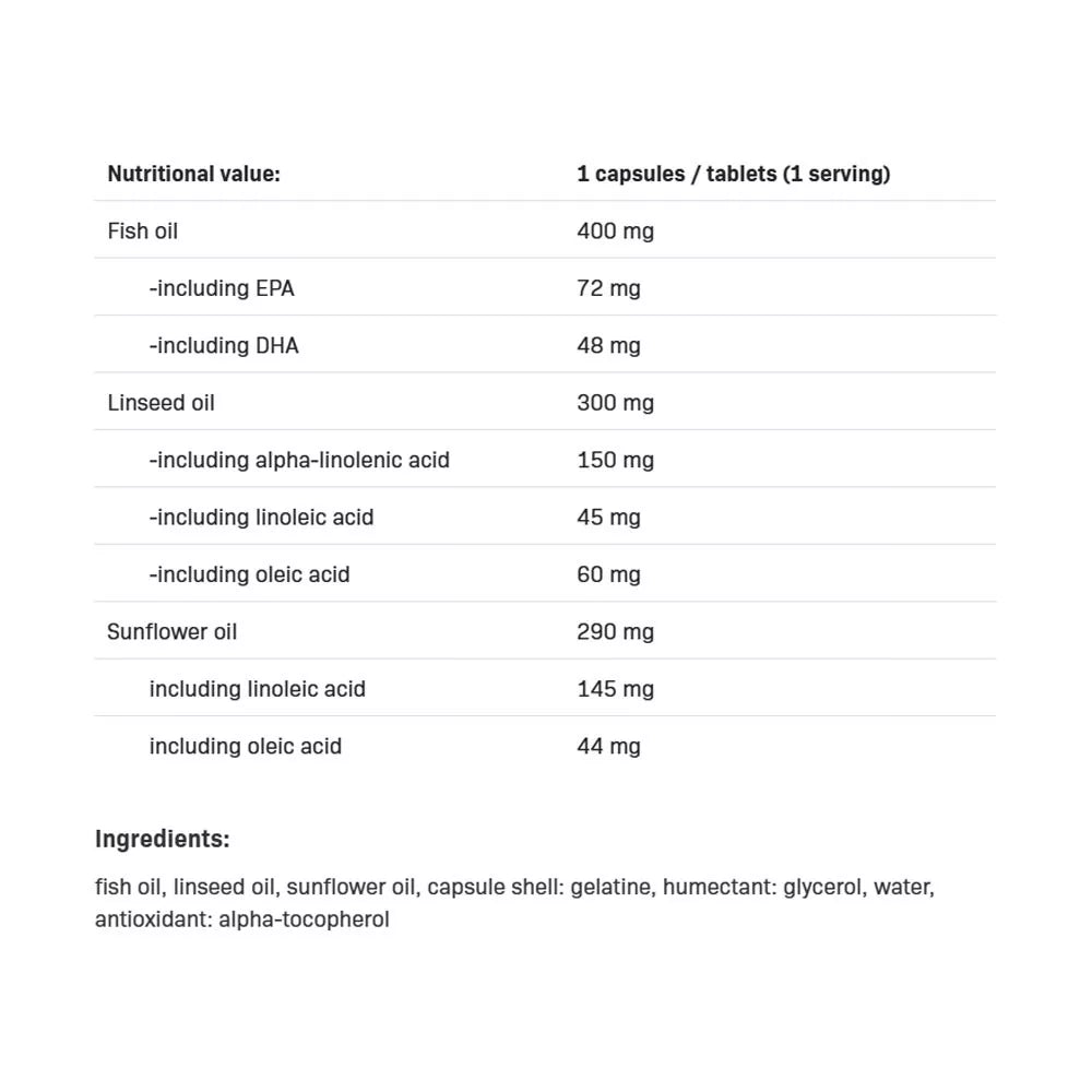 ALLNUTRITION Omega 3-6-9 Strong (90 Capsules)