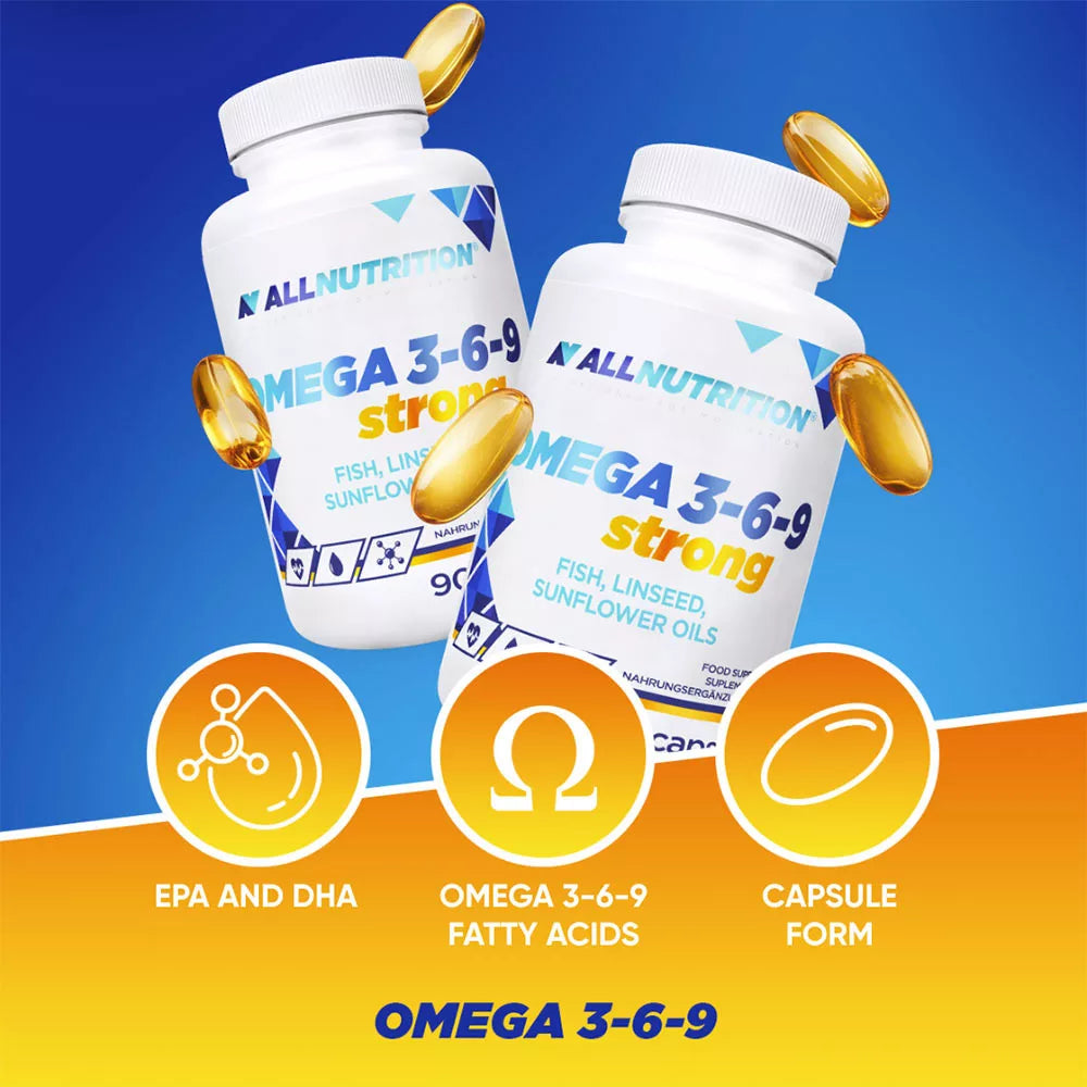 ALLNUTRITION Omega 3-6-9 Strong (90 Capsules)
