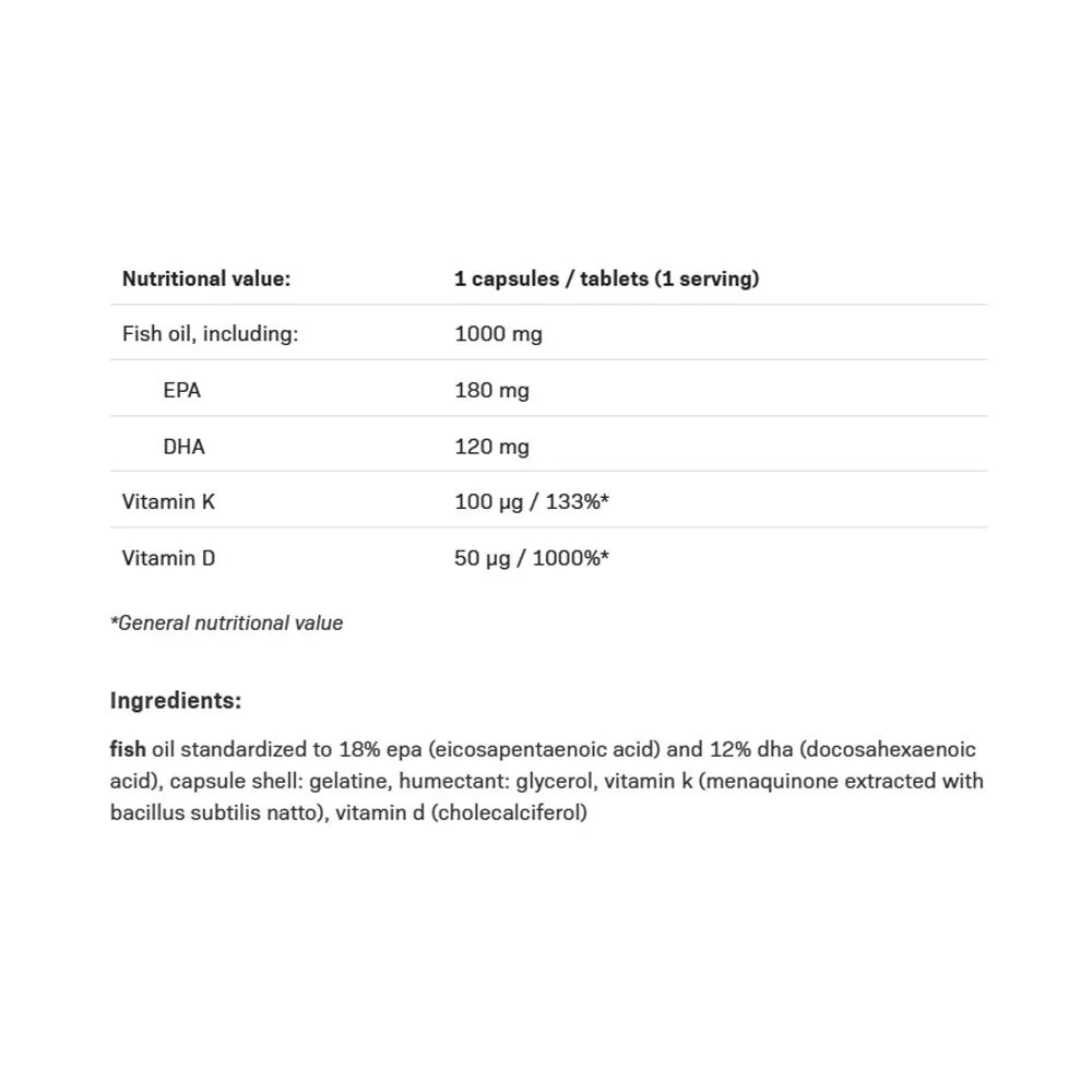 ALLNUTRITION Omega 3 K2+D3 (30 Softgels)