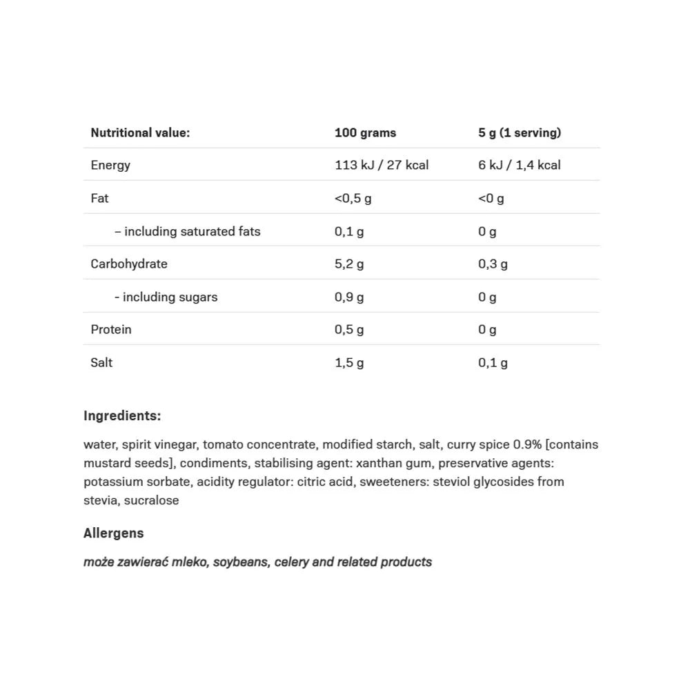 ALLNUTRITION Curry Sauce (410 g)