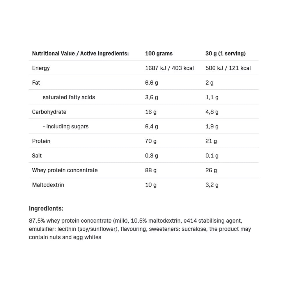 ALLNUTRITION Whey Protein (2270 g, White Chocolate)
