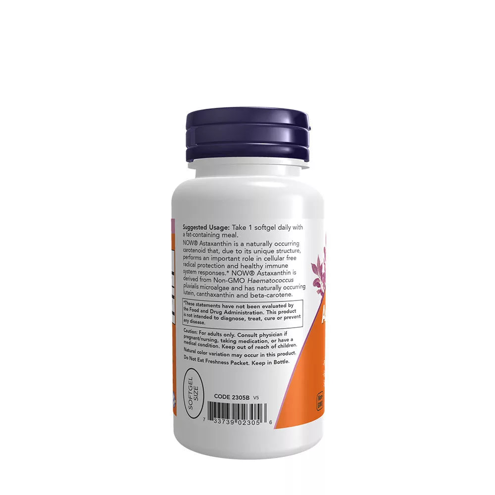 Now Foods Astaxanthin 4 mg (90 Softgels)