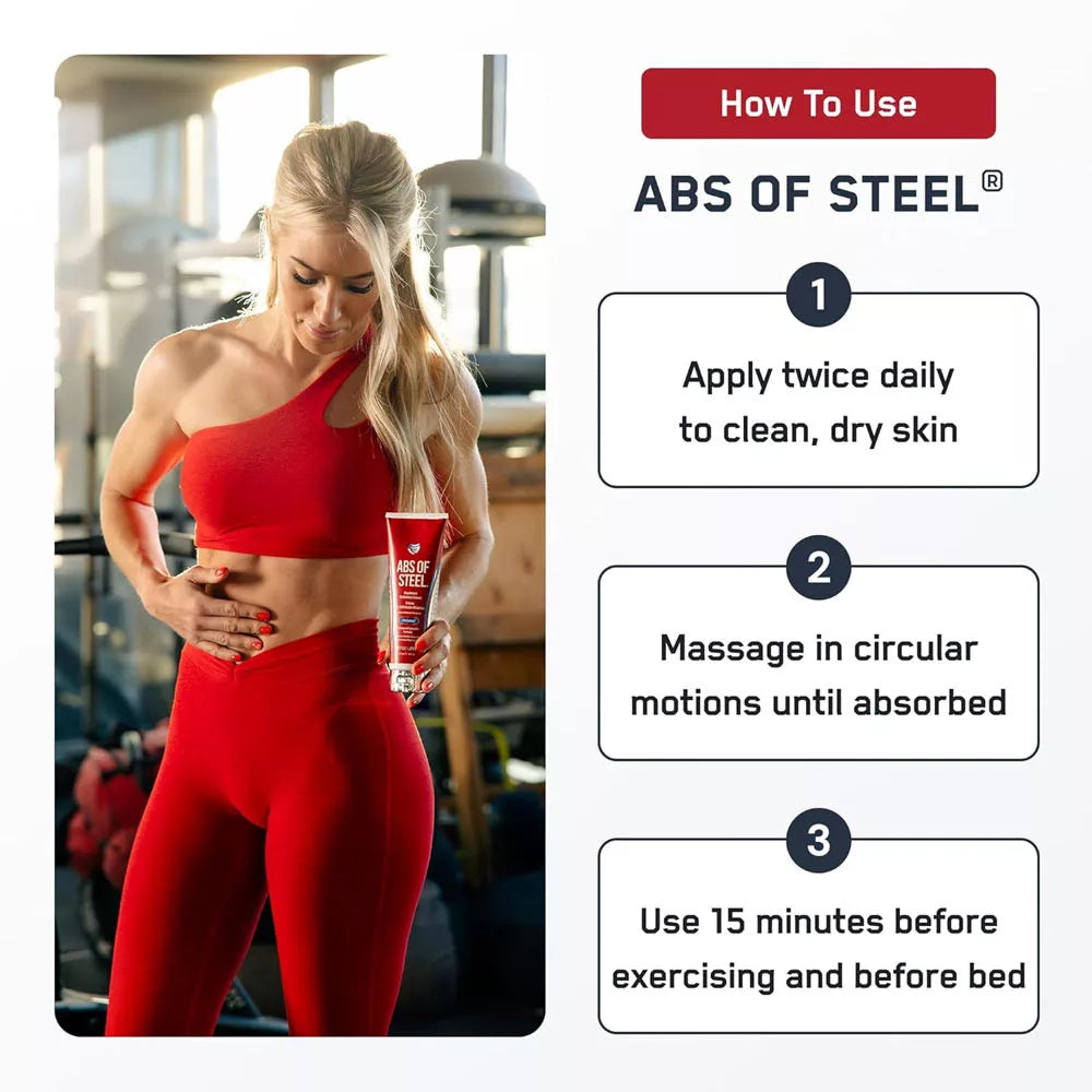 Steelfit Abs Of Steel® - Fat Burning Cream (100 ml (3.4 fl.oz.))