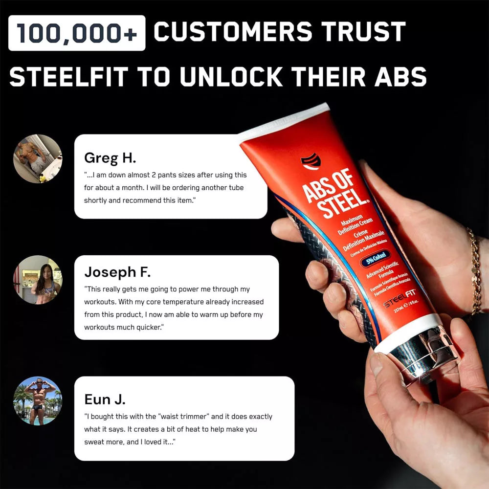 Steelfit Abs Of Steel® - Fat Burning Cream (100 ml (3.4 fl.oz.))