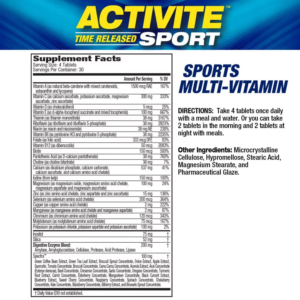 MHP Activite Sport (120 Tablets)