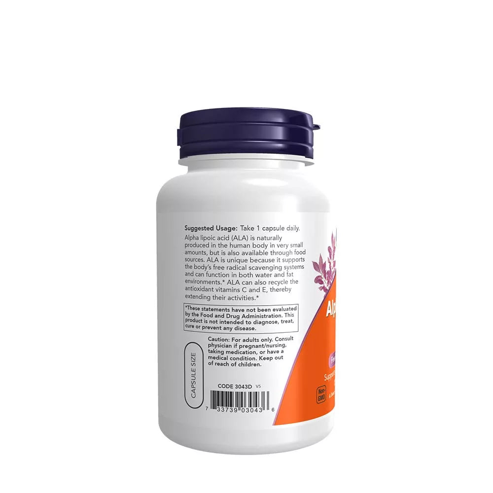Now Foods Alpha Lipoic Acid 250 mg (120 Veg Capsules)