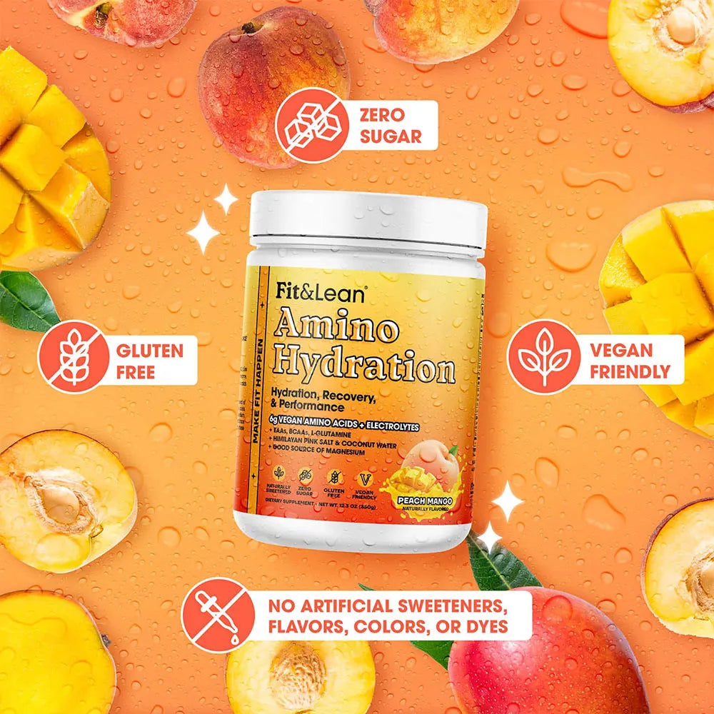 Fit & Lean Amino Hydration (350 g, Peach Mango)