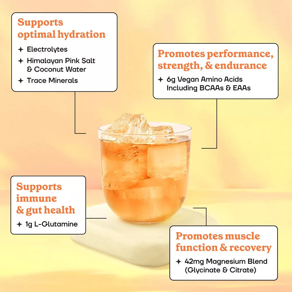 Fit & Lean Amino Hydration (350 g, Peach Mango)
