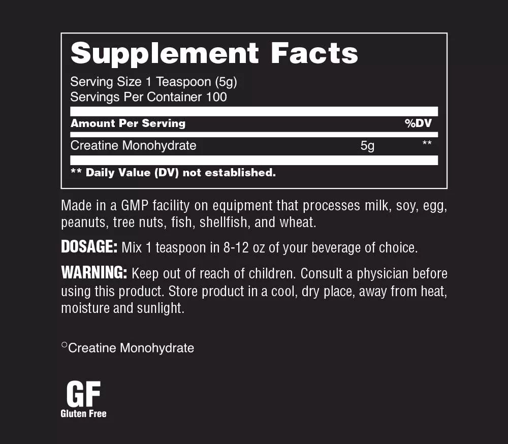 Universal Nutrition Animal Creatine™ (500 g, Unflavored)