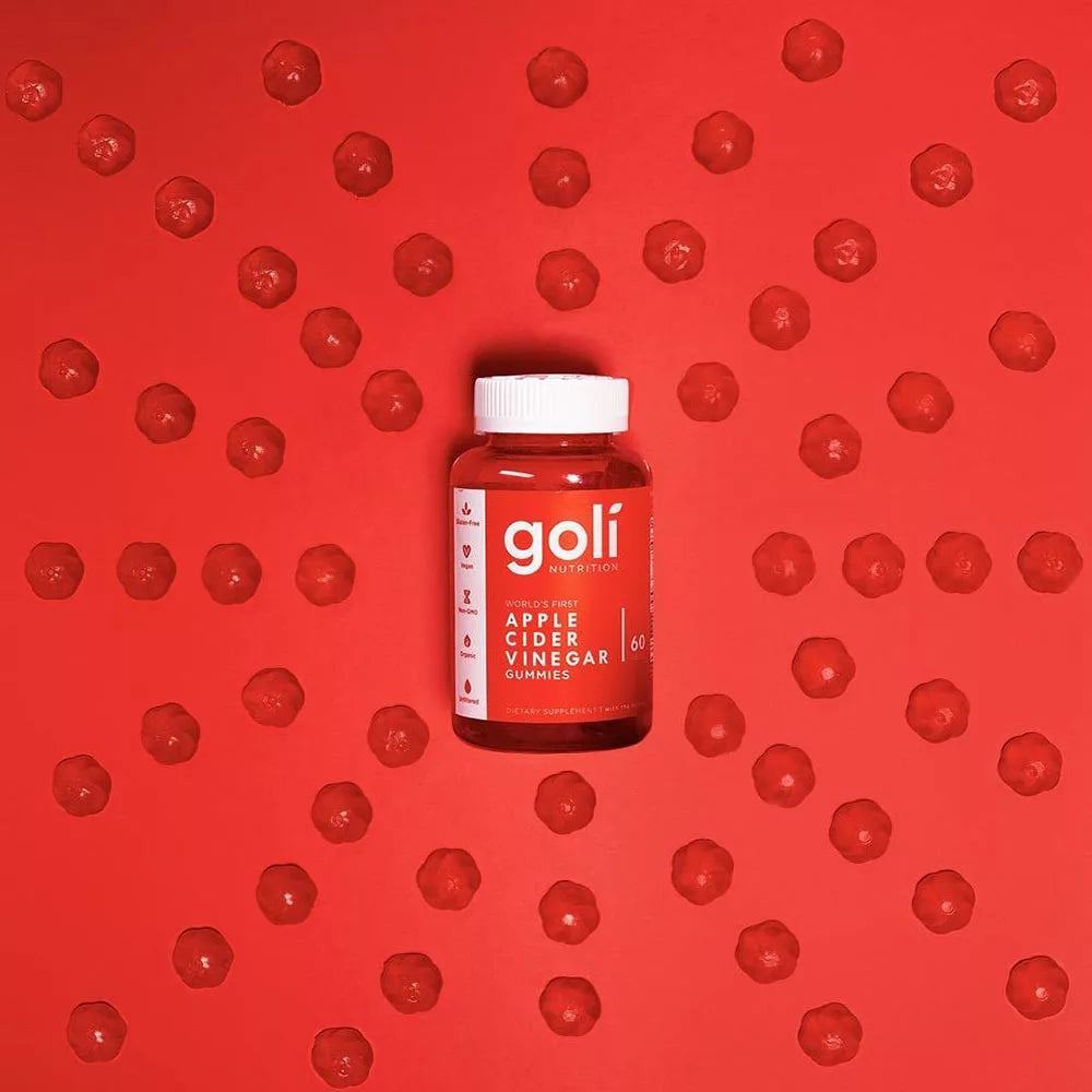 Goli Apple Cider Vinegar gummies (60 Gummies, Apple)