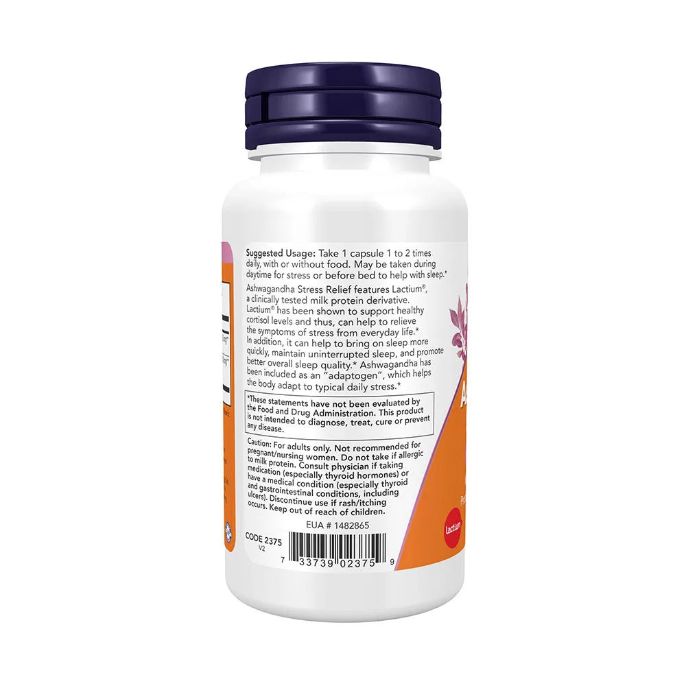 Now Foods Ashwagandha Stress Relief (60 Veg Capsules)