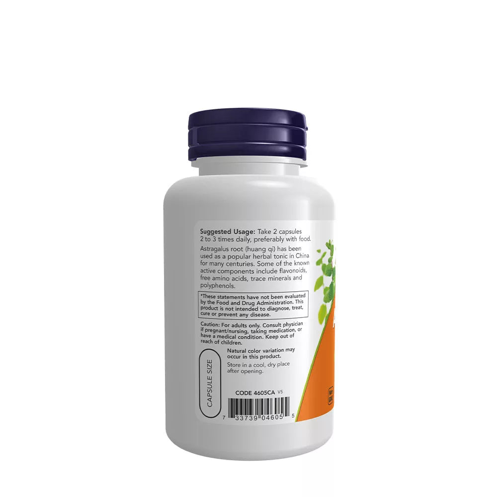 Now Foods Astragalus 500 mg (100 Veg Capsules)