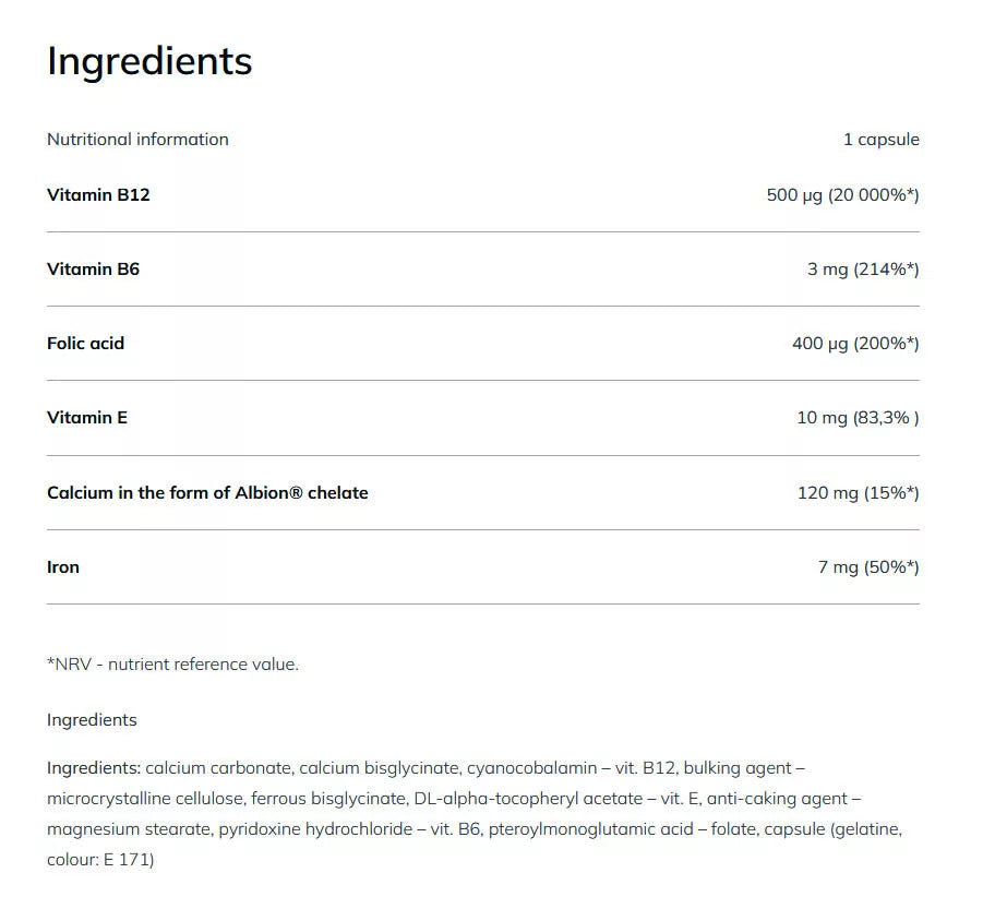 Olimp Labs B12 Forte™ Bio-complex (30 Capsules)
