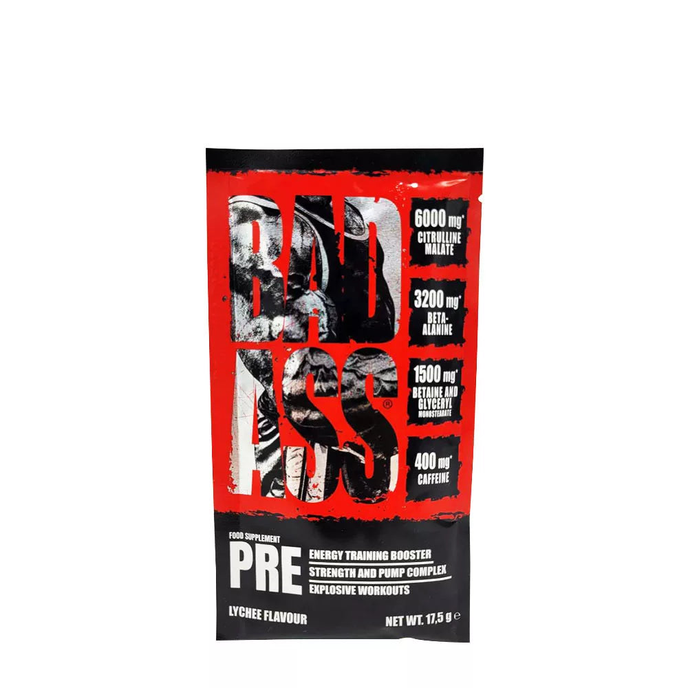 Bad Ass Nutrition Pre Sample (1 Sachet, Lychee)