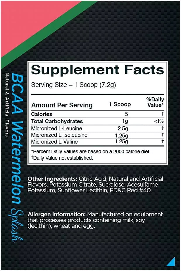 Rule1 BCAAs (216 g, Watermelon)