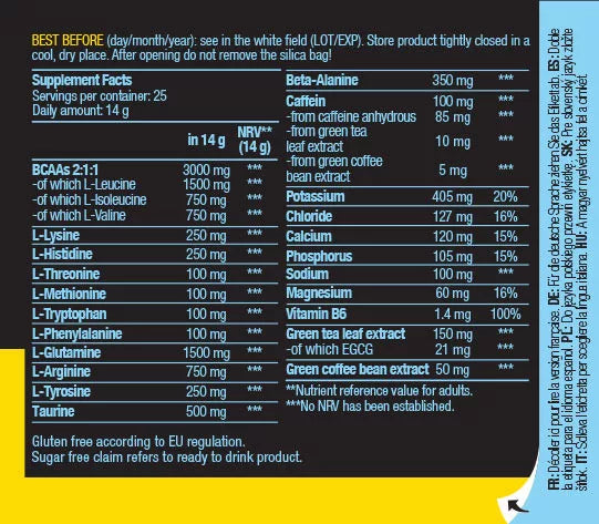 BioTechUSA Amino Energy Zero With Electrolytes (360 g, Pineapple Mango)