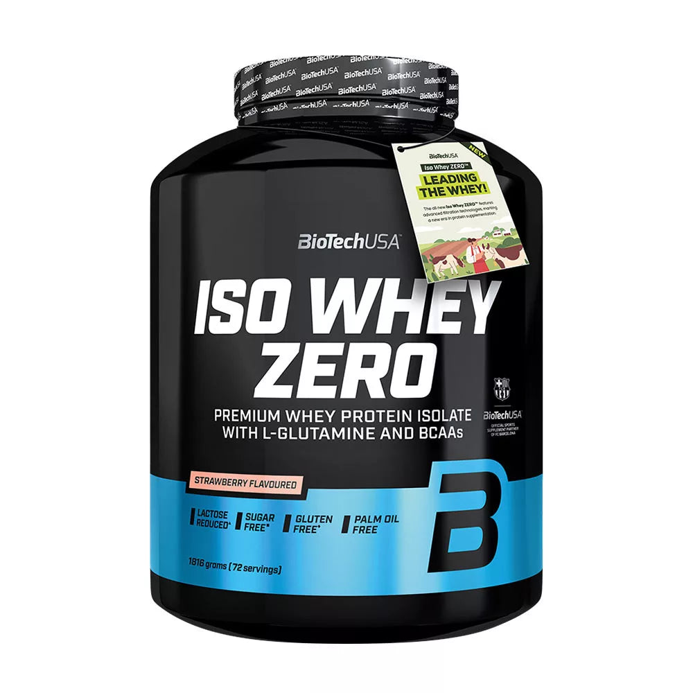 BioTechUSA Iso Whey Zero (1816 g, Strawberry)