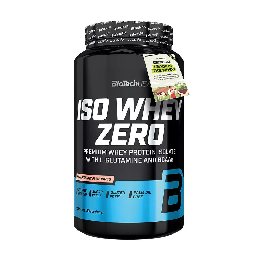 BioTechUSA Iso Whey Zero (908 g, Strawberry)