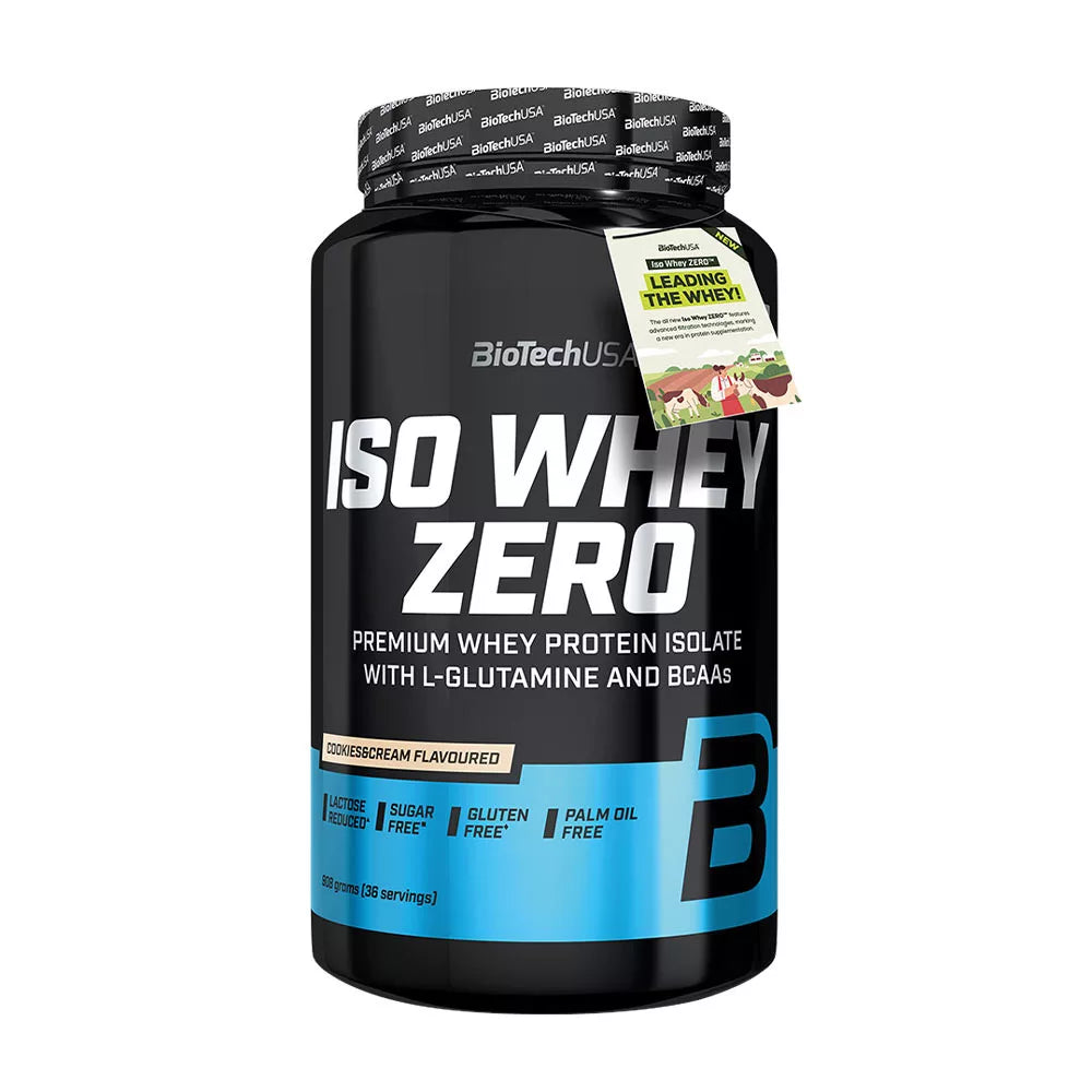 BioTechUSA Iso Whey Zero (908 g, Cookies & Cream)