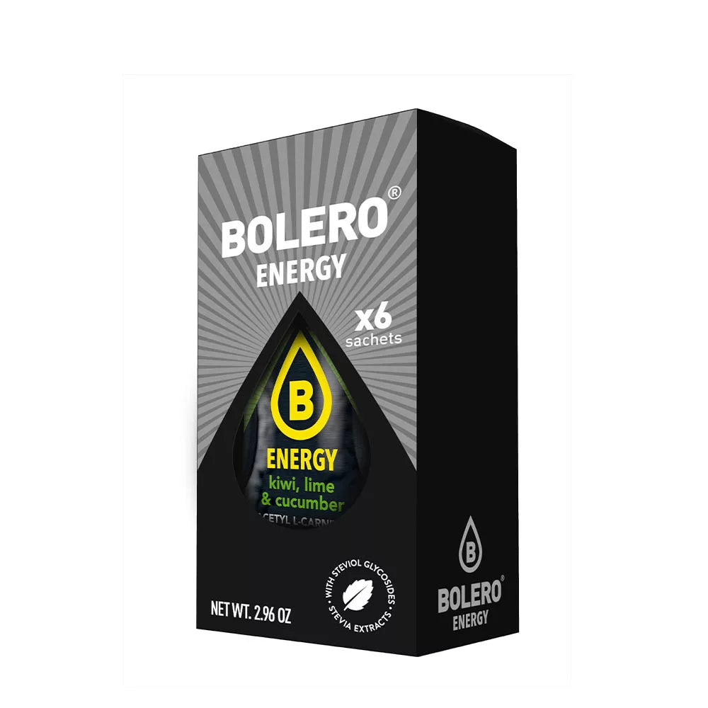 Bolero Energy Mix (6 x 14 g, Kiwi – Lime – Cucumber)