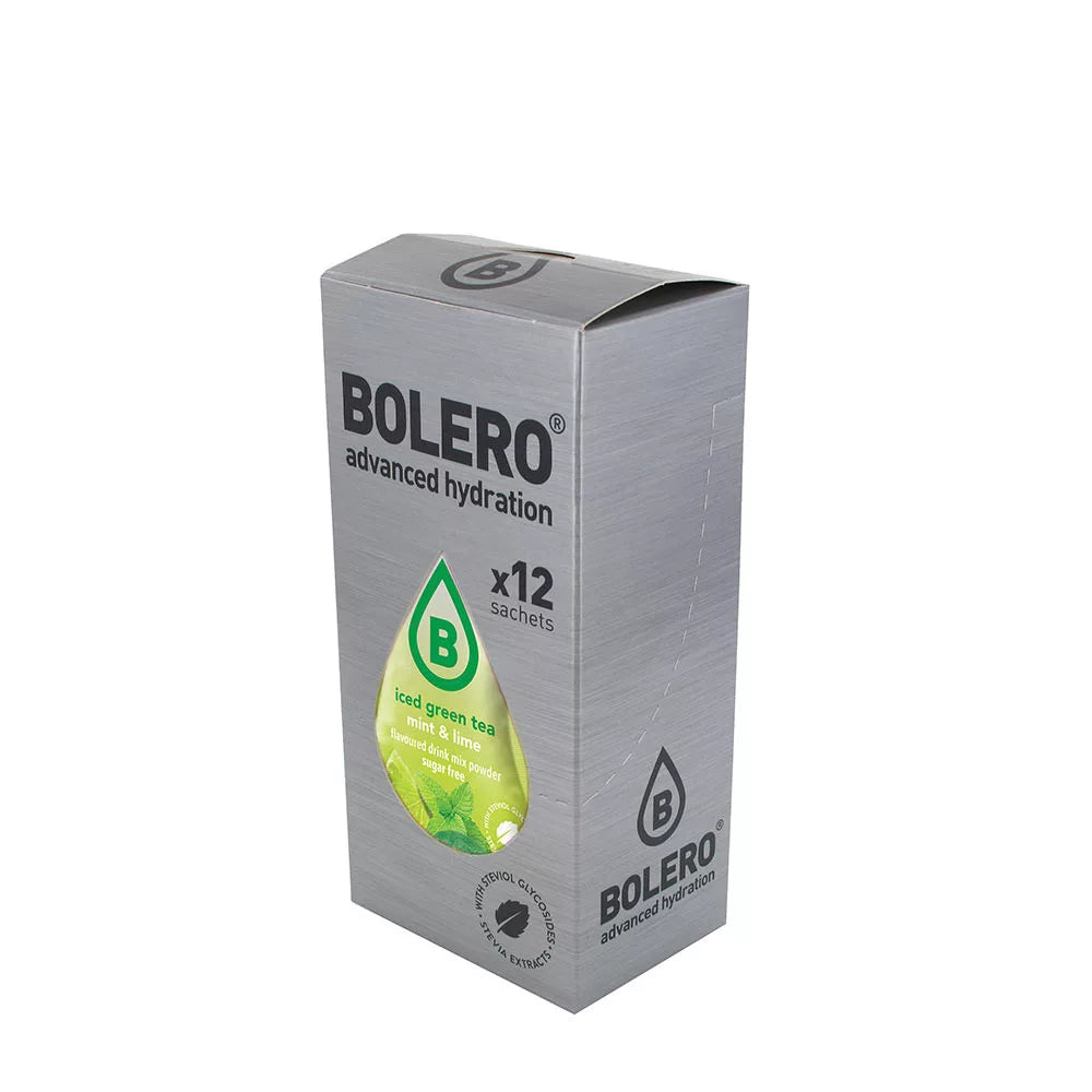Bolero Iced Green Tea Mix (12 x 3 g, Mint and Lime)