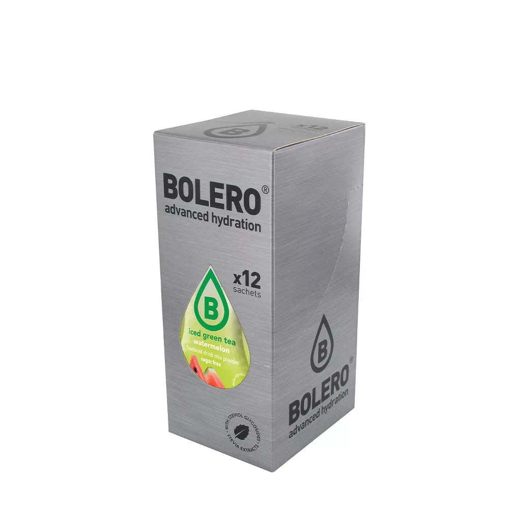 Bolero Iced Green Tea Mix (12 x 8 g, Watermelon)