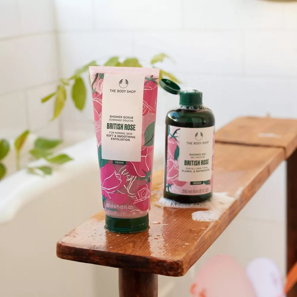 The Body Shop British Rose Shower Scurb (200 ml)