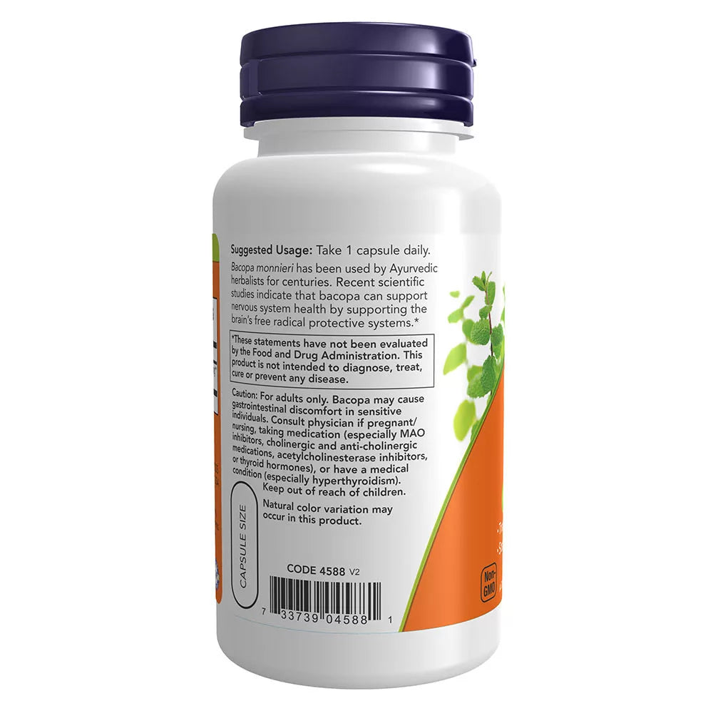 Now Foods Bacopa Extract 450 mg (90 Capsules)