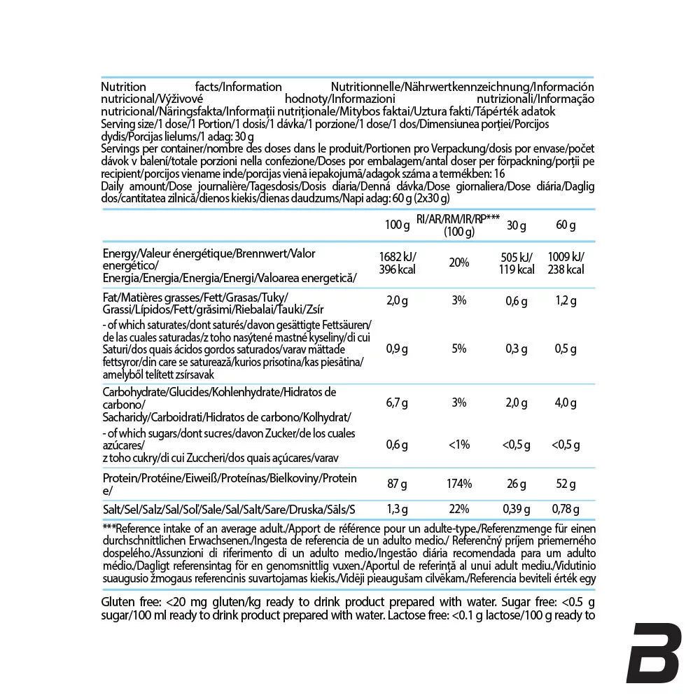 BioTechUSA Beef Protein (500 g, Cinnamon Vanilla)