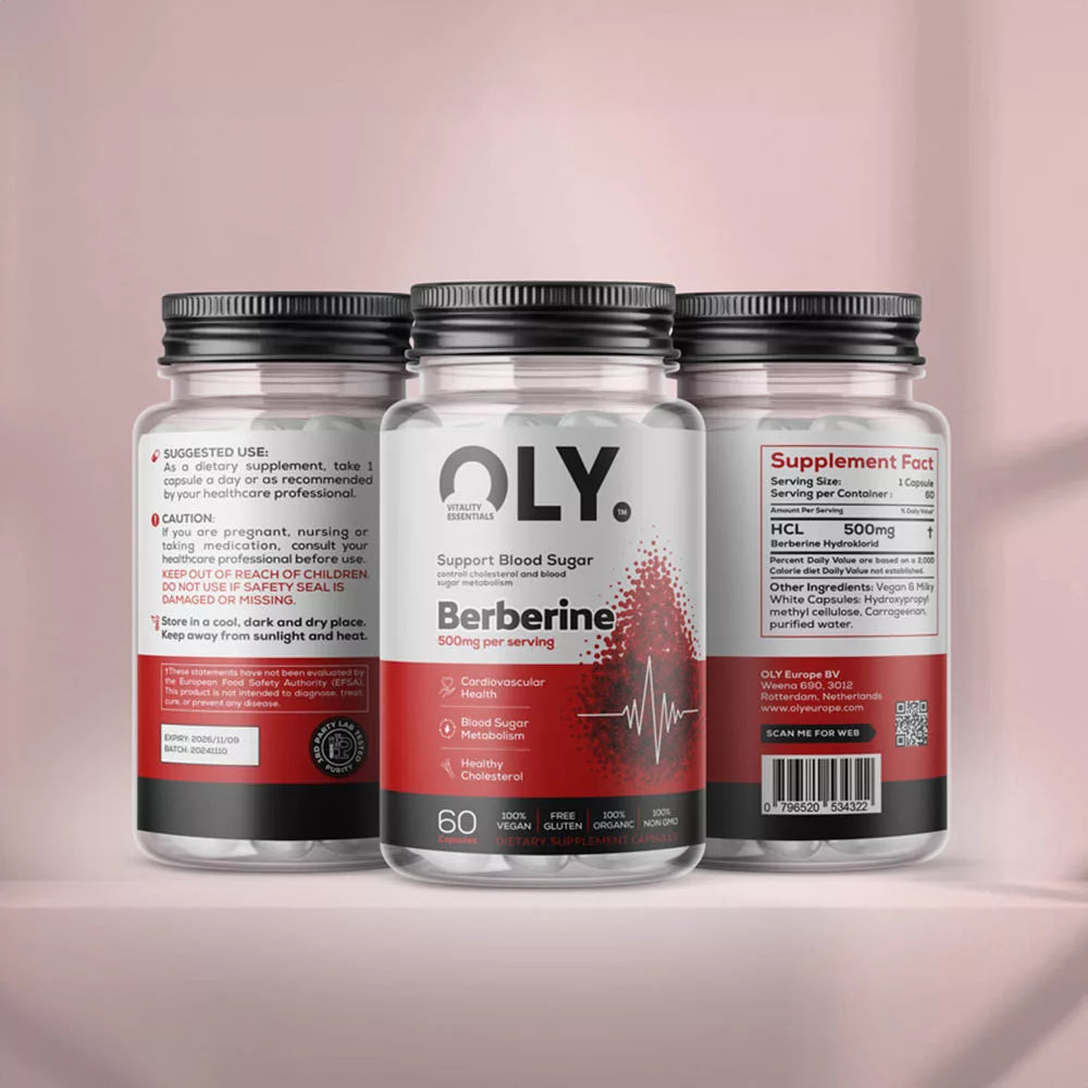 Oly Berberine 500 mg (60 Capsules)