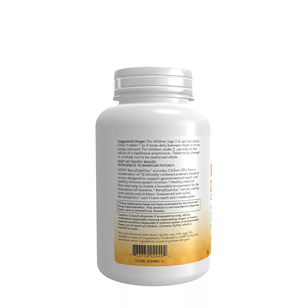 Now Foods BerryDophilus™ (120 Chewables)