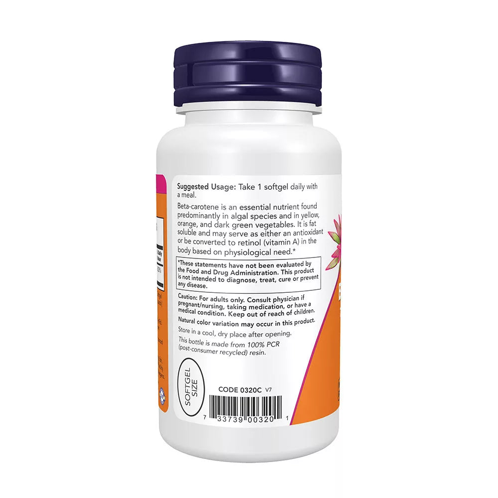 Now Foods Beta Carotene (Natural) (90 Softgels)