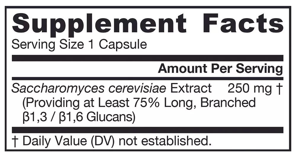Jarrow Formulas Beta Glucan (60 Capsule)
